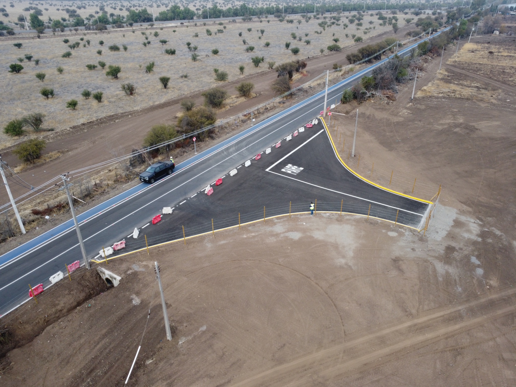 Acceso N.º 4 planta fotovoltaica PFV + BESS Libélula